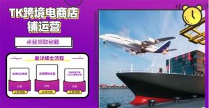 2025TK跨境电商选品趋势0到1店铺搭建最全实操讲解，轻松在家把货卖出国-巅峰资源网