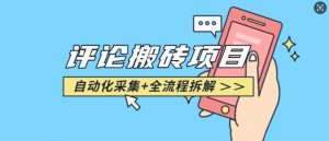 悟空采集评论搬砖_评论搬砖+自动采集【完整攻略】-巅峰资源网