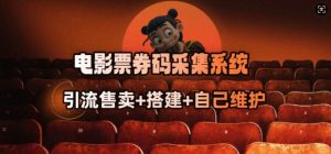 电影票券码采集系统_从商户放单转型做抢单达人-巅峰资源网