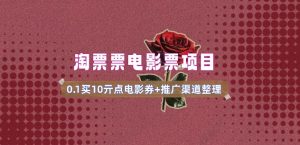 电影票无门槛券推广_0.1亓买10亓无门槛+渠道入口(v1.0版教程)-巅峰资源网