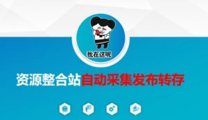 资源整合站自动采集发布转存，解放双手-巅峰资源网