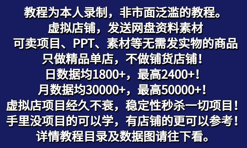 图片[2]-拼多多虚拟电商训练营月入50000+你也行，暴利稳定长久，副业首选-巅峰资源网
