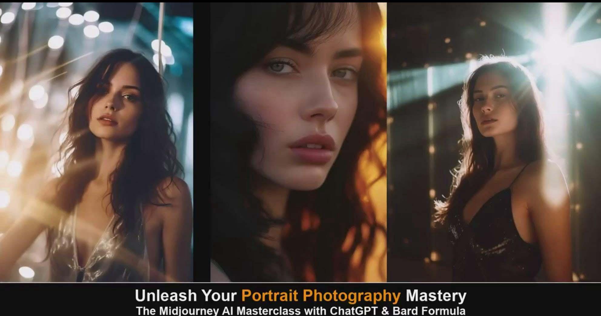 图片[6]-(9312期)Midjourney v5 ChatGPT 和 Bard AI人工智能人像摄影大师班-15节-中英字幕-巅峰资源网