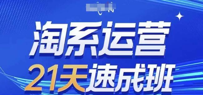 淘系运营21天速成班(更新24年6月)，0基础轻松搞定淘系运营，不做假把式-巅峰资源网