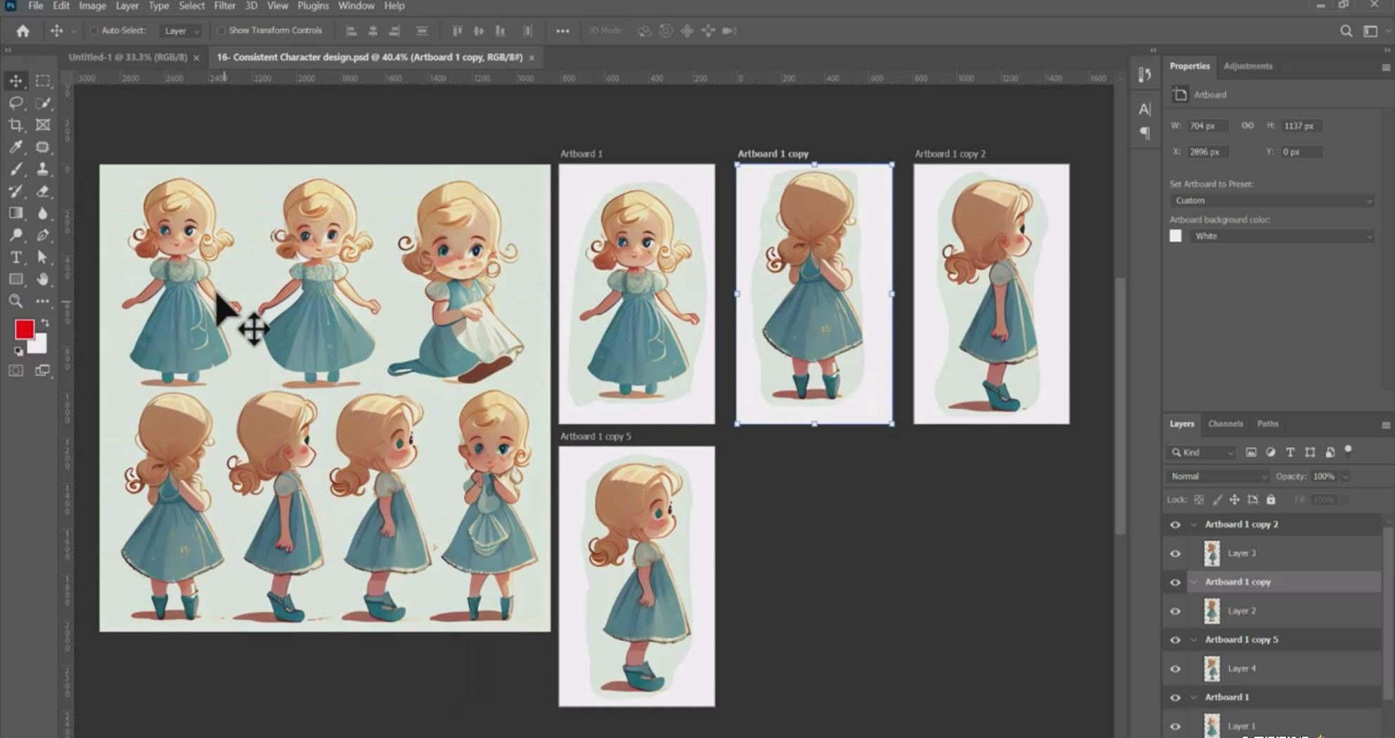 图片[7]-掌握 MidJourney V5 AI + ChatGPT创建一致的角色设计图像-22节课-中英字幕-巅峰资源网