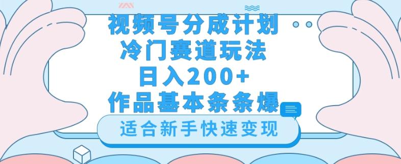 视频号冷门赛道玩法（婆媳关系盘点），轻松日入200+，小白也可操作，第一天即可爆作品-巅峰资源网