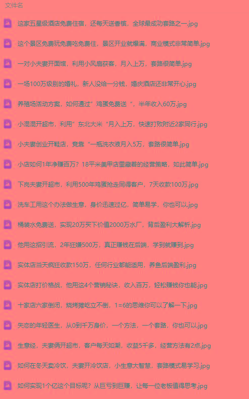 图片[2]-(9607期)真实有效391套商业模式，年入几十到几百万案例解析(电子书+视频+图文)-巅峰资源网