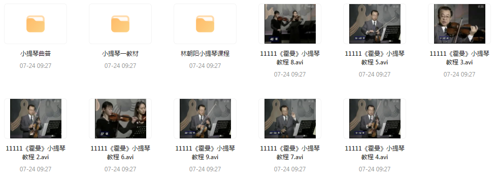 霍曼小提琴教学视频-巅峰资源网