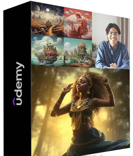 MidjourneyAI绘画艺术生成的大师级写作提示指南教程-8节视频课-中英字幕-巅峰资源网