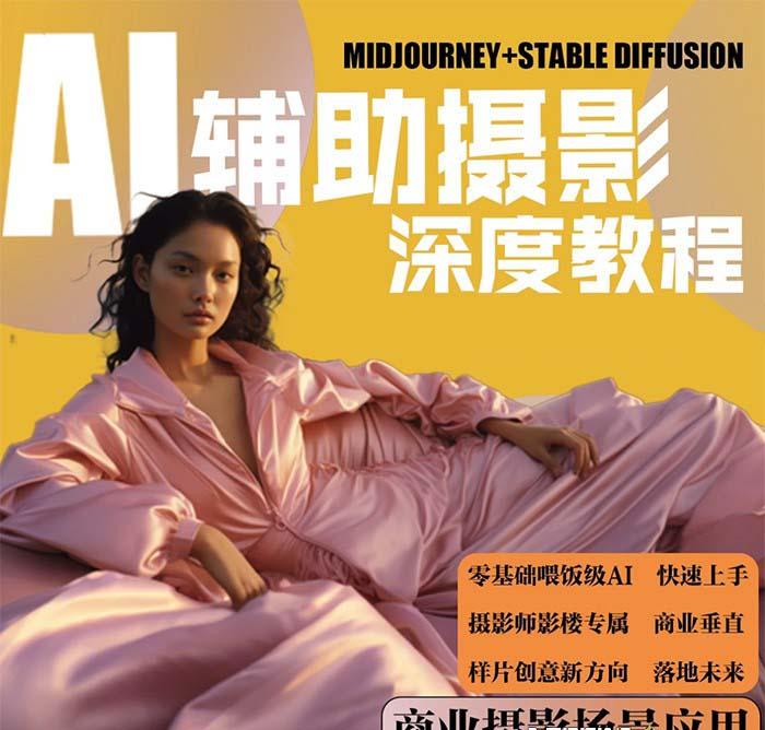 (8727期)2024年AI辅助摄影人工智能商业应用摄影课程(37节课)-巅峰资源网
