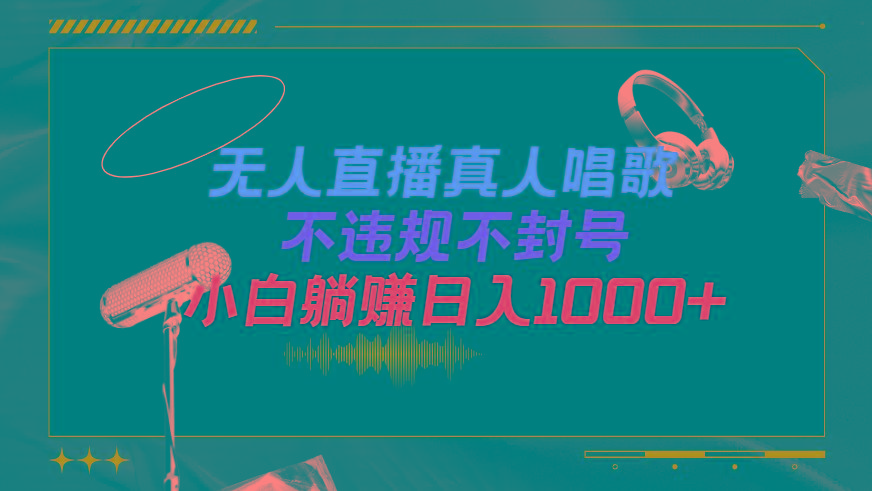 (9622期)抖音24小时无人直播音乐，不违规，不封号纯撸音浪，小白实操当天日入1000+-巅峰资源网