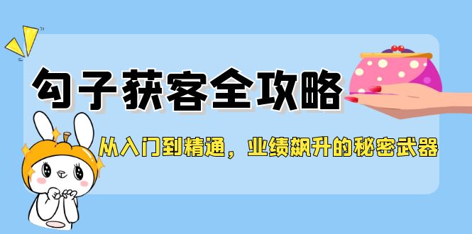 从入门到精通，勾子获客全攻略，业绩飙升的秘密武器-巅峰资源网