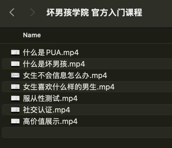 坏男孩学院 官方入门课程-巅峰资源网