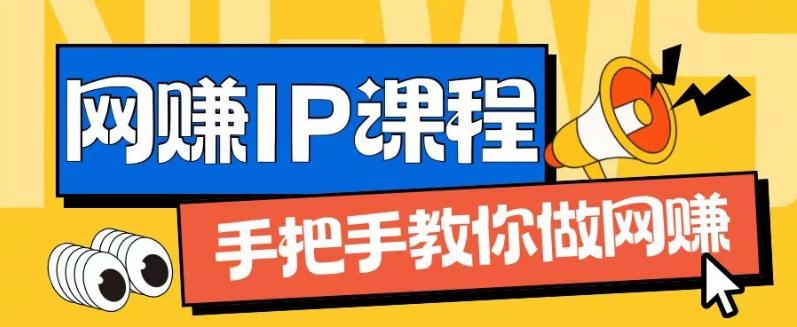ip合伙人打造1.0，从0到1教你做网创，实现月入过万【揭秘】-巅峰资源网