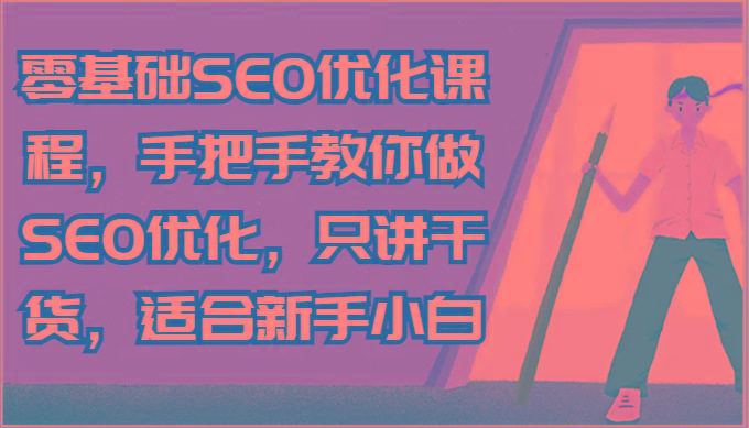 零基础SEO优化课程，手把手教你做SEO优化，只讲干货，适合新手小白-巅峰资源网