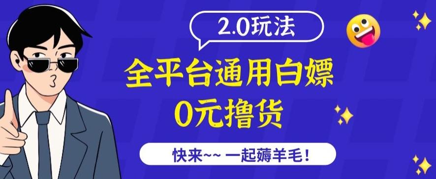 外面收费2980的全平台通用白嫖撸货项目2.0玩法【仅揭秘】-巅峰资源网