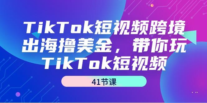 TikTok短视频跨境出海撸美金，带你玩TikTok短视频(41节课)-巅峰资源网