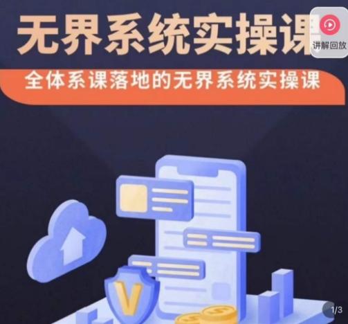 老衲·无界系统实操课，全体系落地无界改版后选择、出价、高投产做付费引流-巅峰资源网