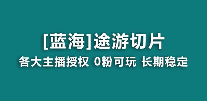 抖音途游切片，龙年第一个蓝海项目，提供授权和素材，长期稳定，月入过万-巅峰资源网