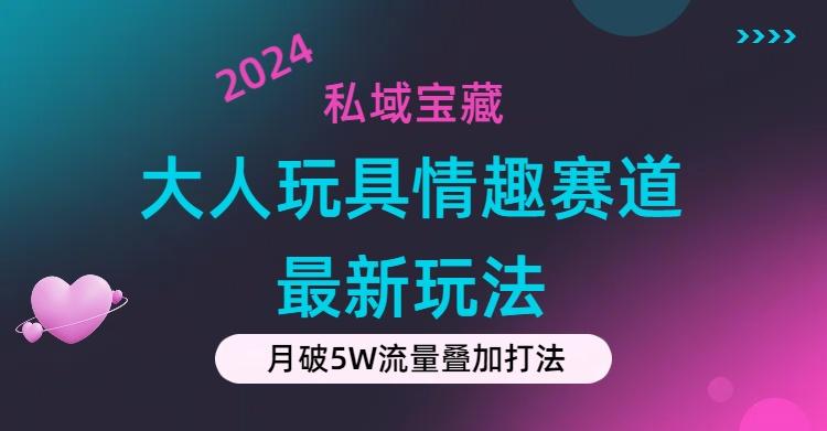 私域宝藏：大人玩具情趣赛道合规新玩法，零投入，私域超高流量成单率高-巅峰资源网