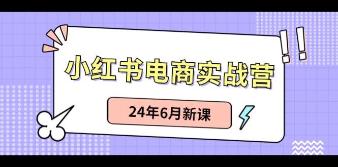 小红书电商实战营：小红书笔记带货和无人直播，24年6月新课-巅峰资源网