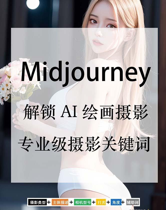 Midjourney关键词-解锁AI绘画专业级人工智能摄影关键词表-巅峰资源网