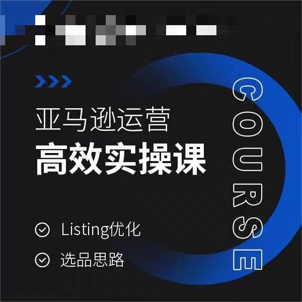 亚马逊运营高效实操课，Listing优化，选品思路-巅峰资源网