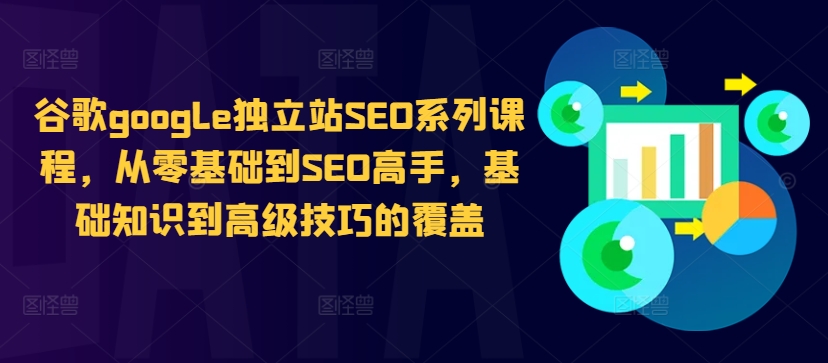 谷歌google独立站SEO系列课程，从零基础到SEO高手，基础知识到高级技巧的覆盖-巅峰资源网
