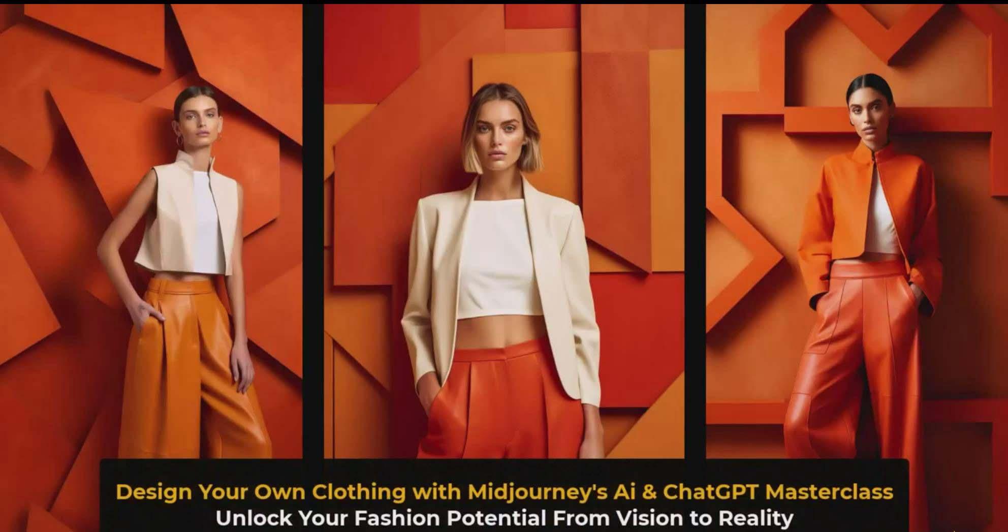 图片[3]-利用 Midjourneys Ai 人工智能设计自己的服装AI大师班-10节课-中英字幕-巅峰资源网