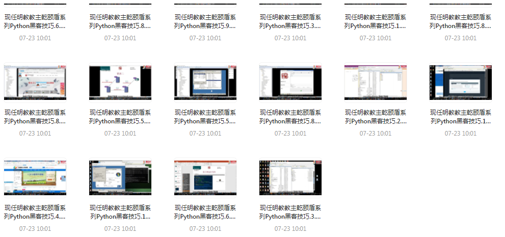 Python黑客技巧课程-巅峰资源网
