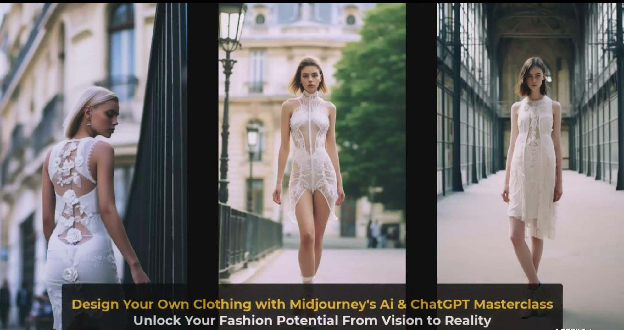 图片[4]-利用 Midjourneys Ai 人工智能设计自己的服装AI大师班-10节课-中英字幕-巅峰资源网