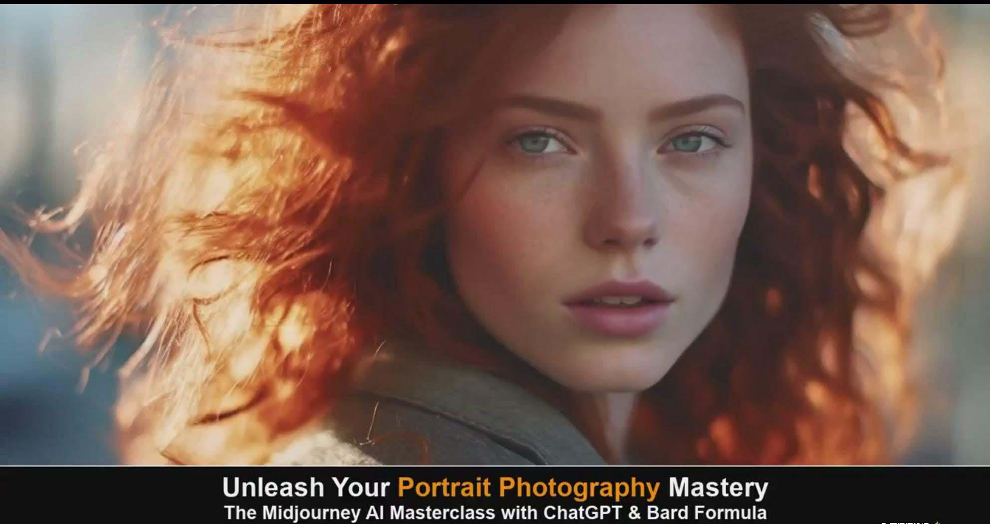 图片[2]-(9312期)Midjourney v5 ChatGPT 和 Bard AI人工智能人像摄影大师班-15节-中英字幕-巅峰资源网