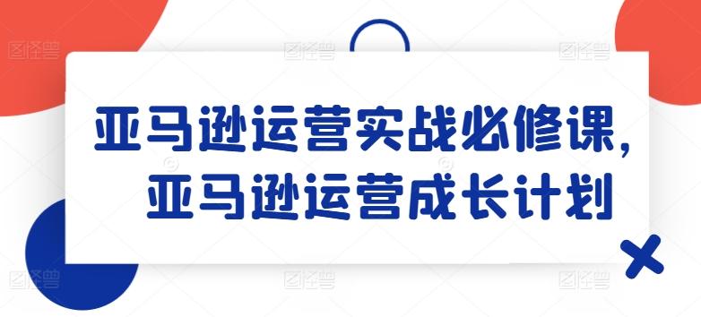 亚马逊运营实战必修课，亚马逊运营成长计划-巅峰资源网