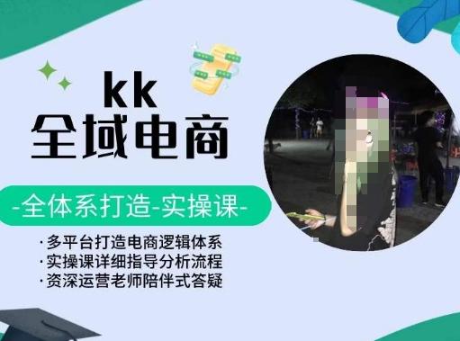 KK全域电商，全体系打造实操课，多平台打造电商逻辑体系-巅峰资源网