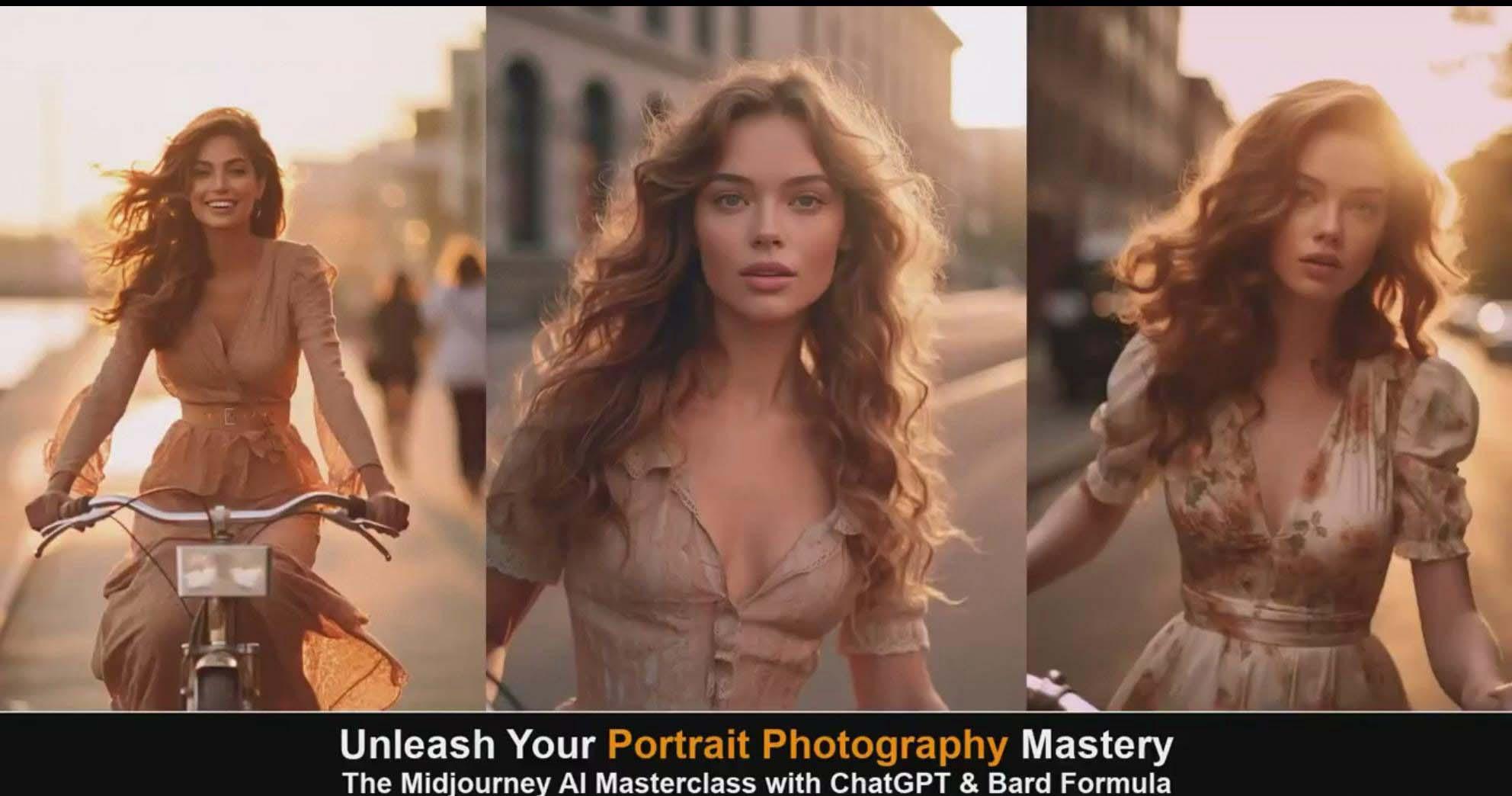 图片[4]-(9312期)Midjourney v5 ChatGPT 和 Bard AI人工智能人像摄影大师班-15节-中英字幕-巅峰资源网