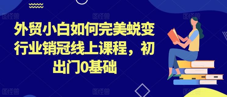外贸小白如何完美蜕变行业销冠线上课程，初出门0基础-巅峰资源网