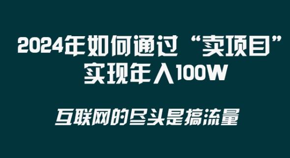 2024年 做项目不如‘卖项目’更快更直接！年入100万-巅峰资源网