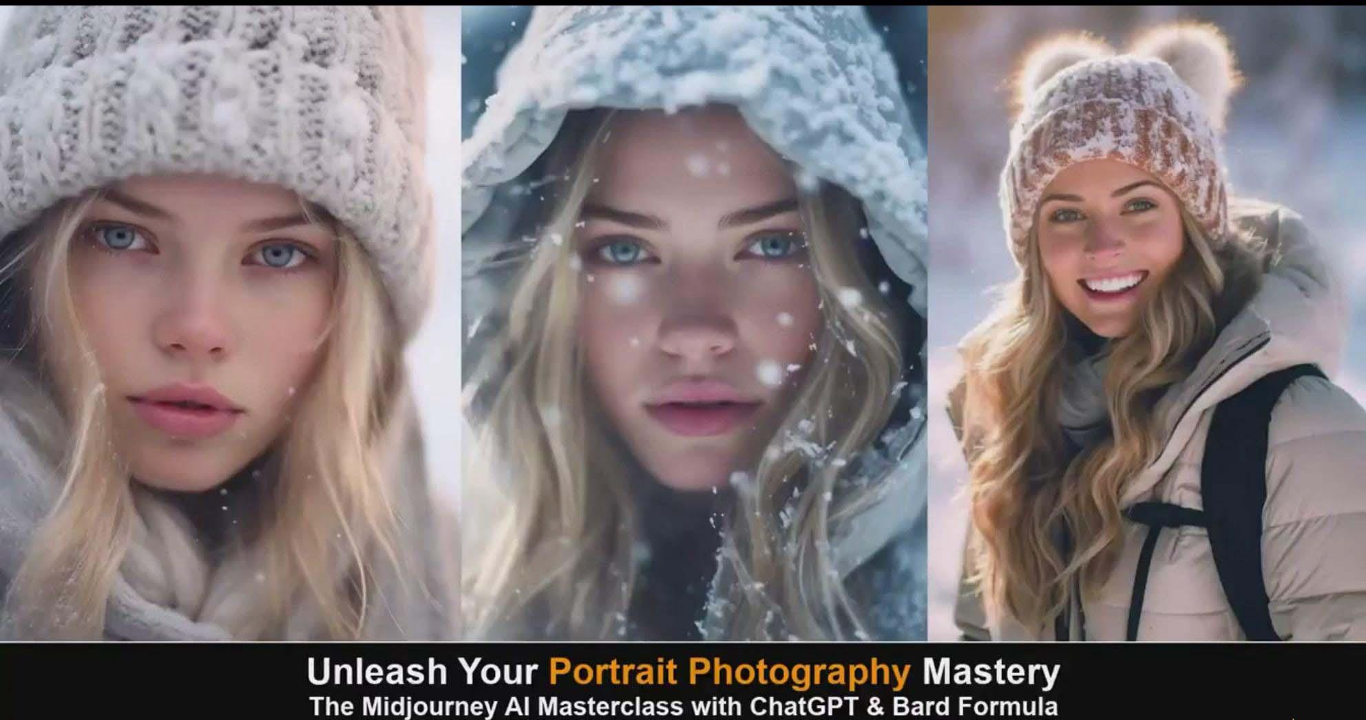 图片[5]-(9312期)Midjourney v5 ChatGPT 和 Bard AI人工智能人像摄影大师班-15节-中英字幕-巅峰资源网